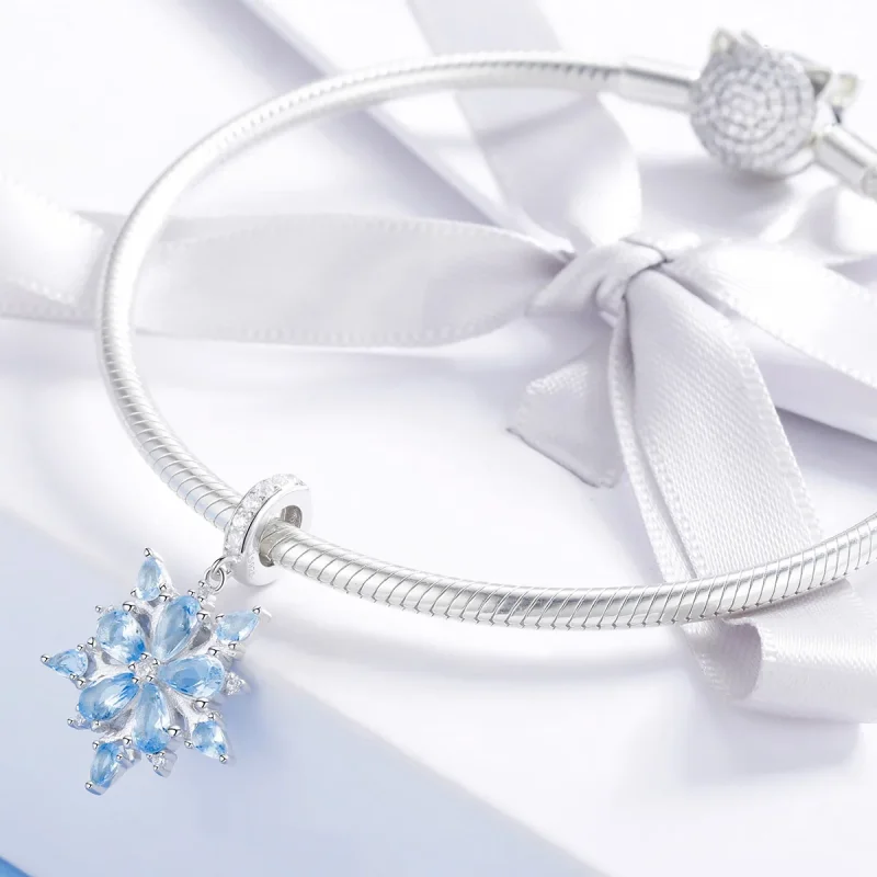 (immagine per) Charm Pendente tipo Pandora Fiocchi di neve - SCC940 - Visualizza 3