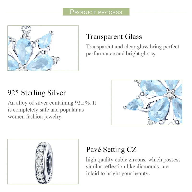 (immagine per) Charm Pendente tipo Pandora Fiocchi di neve - SCC940 - Visualizza 7