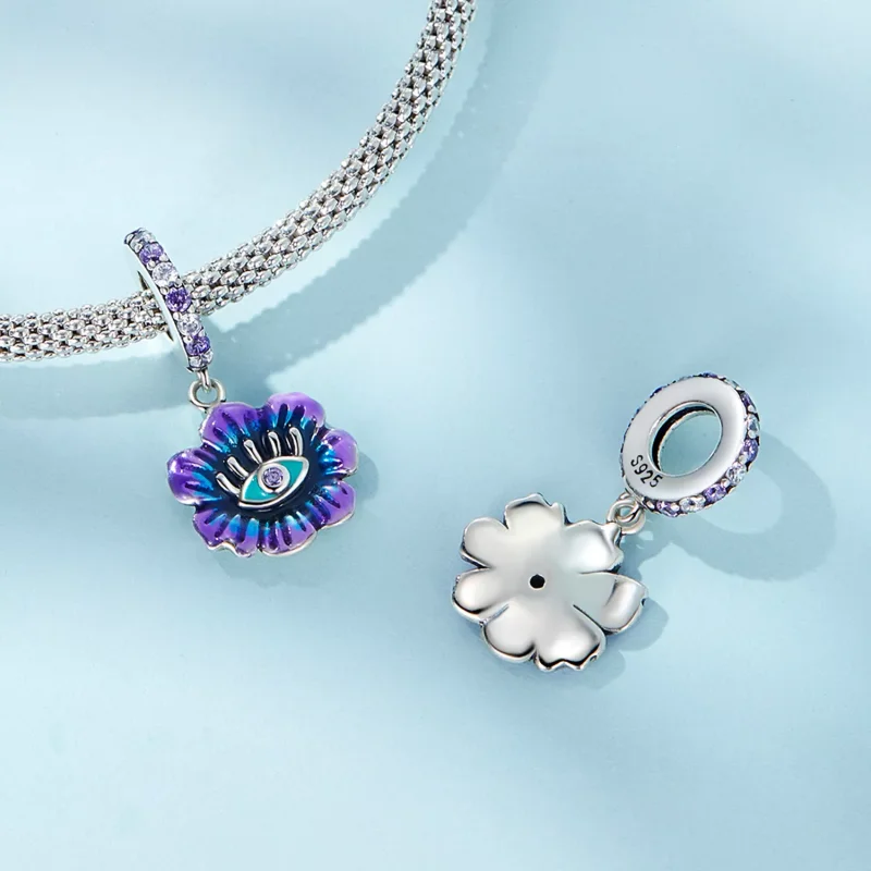(immagine per) Charm Pendente tipo Pandora Fiore del diavolo - SCC2373 - Visualizza 4