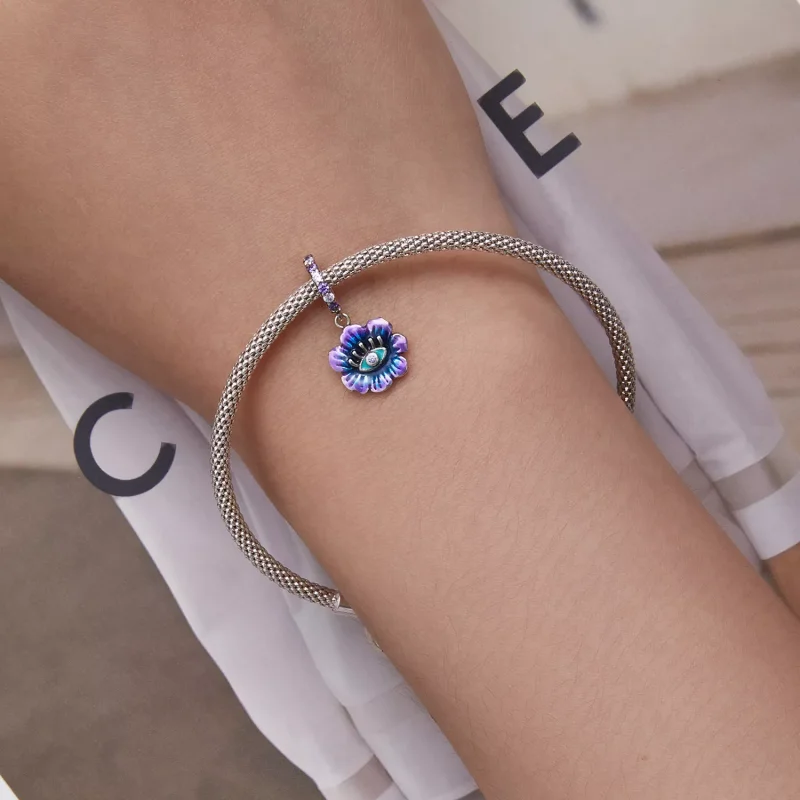 (immagine per) Charm Pendente tipo Pandora Fiore del diavolo - SCC2373 - Visualizza 5