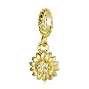 (immagine per) Charm Pendente tipo Pandora Fiore del sole splendente - BSX002-L