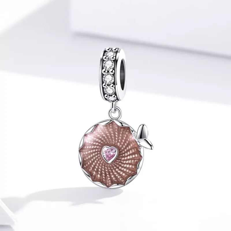 (immagine per) Charm Pendente tipo Pandora Fiori lucenti - BSC290 - Visualizza 3