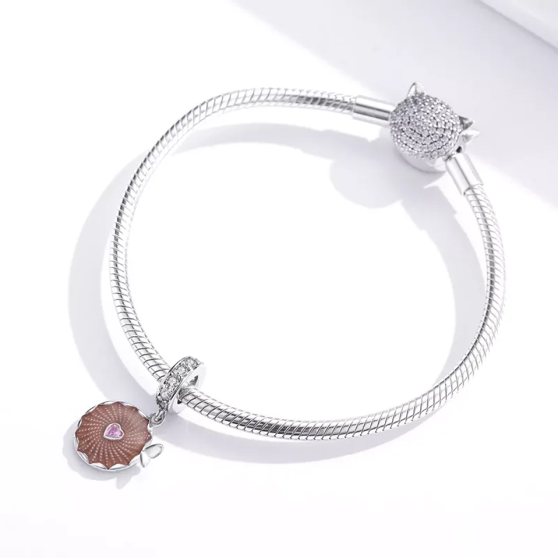 (immagine per) Charm Pendente tipo Pandora Fiori lucenti - BSC290 - Visualizza 4