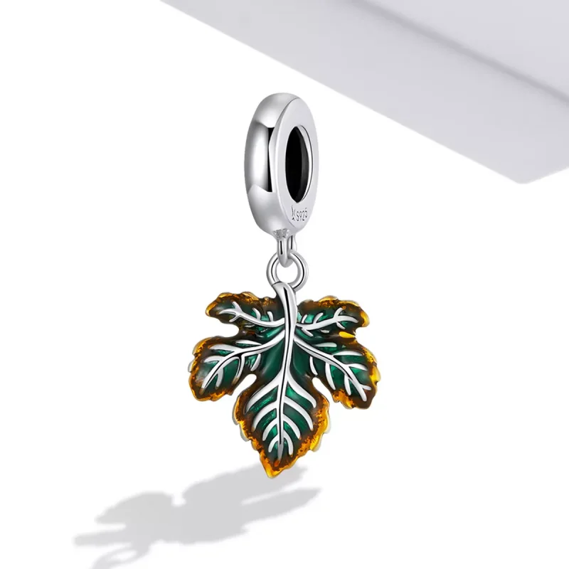 (immagine per) Charm Pendente tipo Pandora foglia di acero - SCC2176 - Visualizza 2