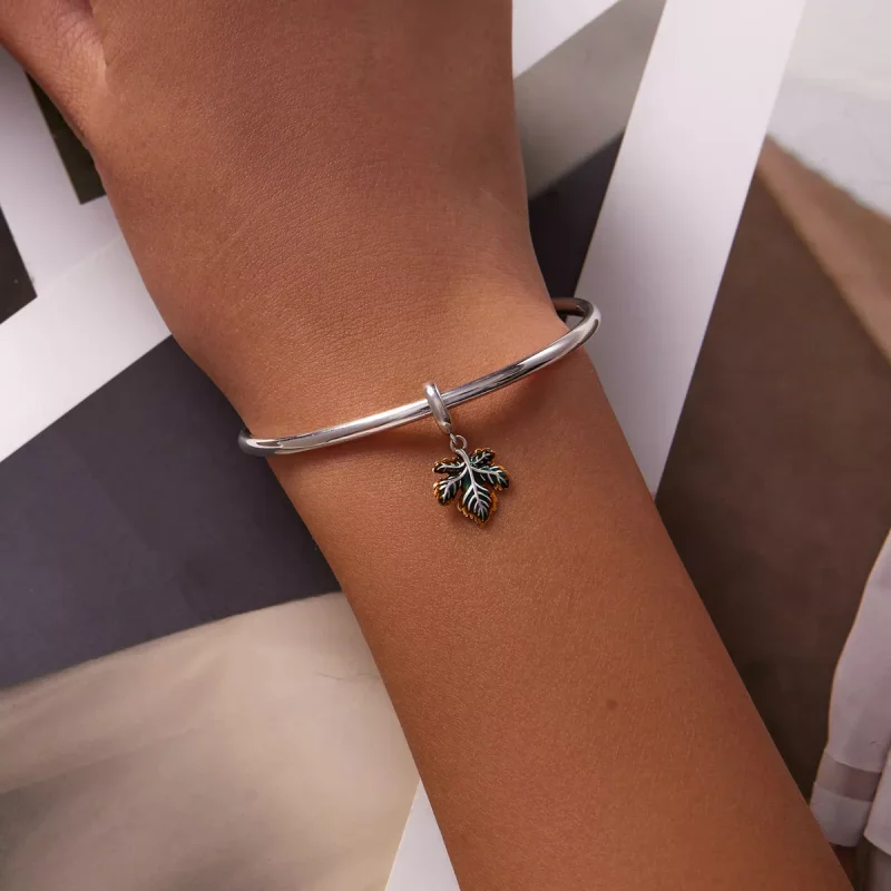 (immagine per) Charm Pendente tipo Pandora foglia di acero - SCC2176 - Visualizza 5