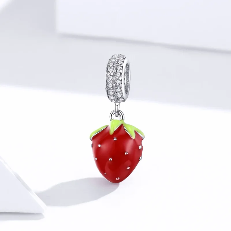 (immagine per) Charm Pendente tipo Pandora Fragola carina - SCC1537 - Visualizza 3