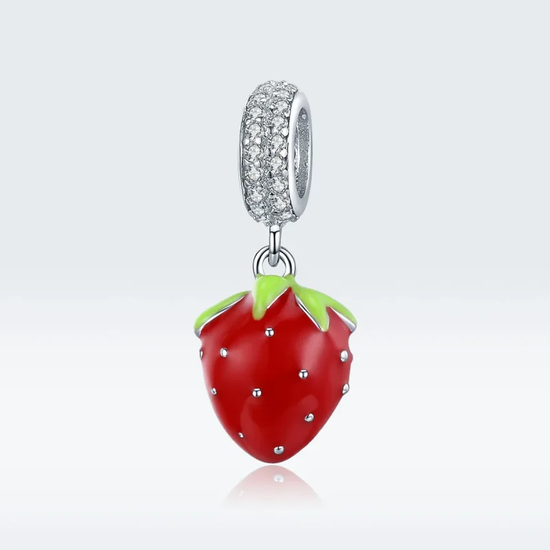 (immagine per) Charm Pendente tipo Pandora Fragola carina - SCC1537 - Visualizza 5