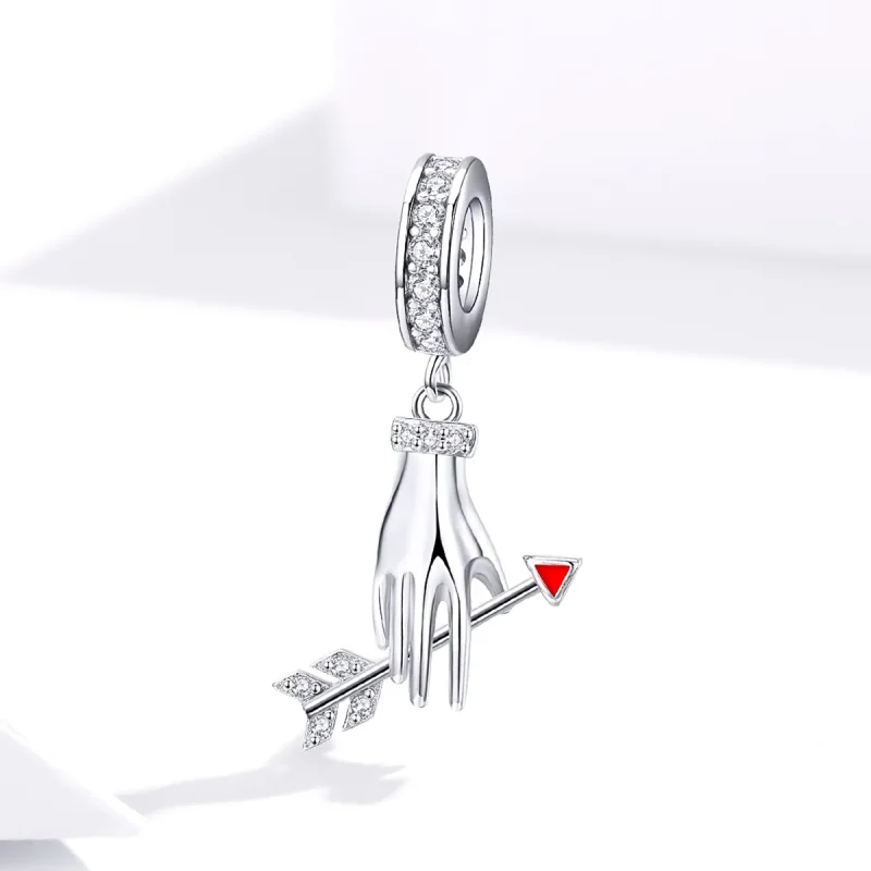 (immagine per) Charm Pendente tipo Pandora Freccia d'amore - SCC1375 - Visualizza 4
