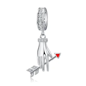 (immagine per) Charm Pendente tipo Pandora Freccia d'amore - SCC1375