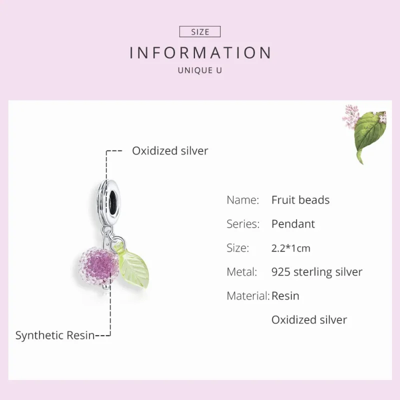 (immagine per) Charm Pendente tipo Pandora Frutta - SCC1802 - Visualizza 7