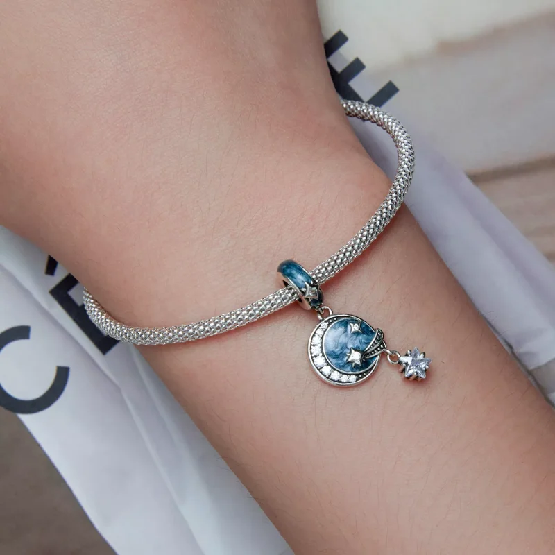 (immagine per) Charm Pendente tipo Pandora Galassia stellare - SCC2369 - Visualizza 5