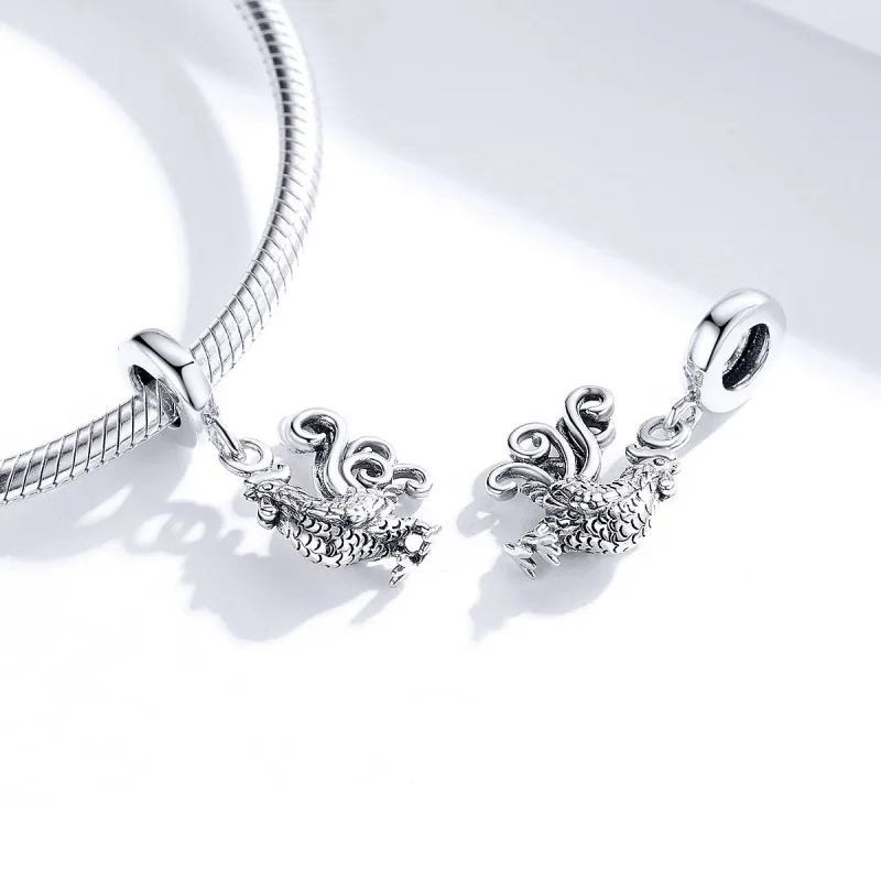 (immagine per) Charm Pendente tipo Pandora Gallo coraggioso - SCC1337 - Visualizza 4