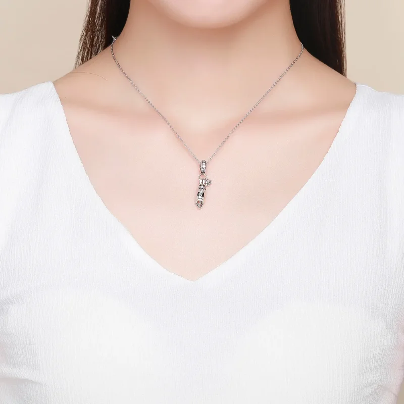 (immagine per) Charm Pendente tipo Pandora Gatto appiccicoso - SCC930 - Visualizza 5