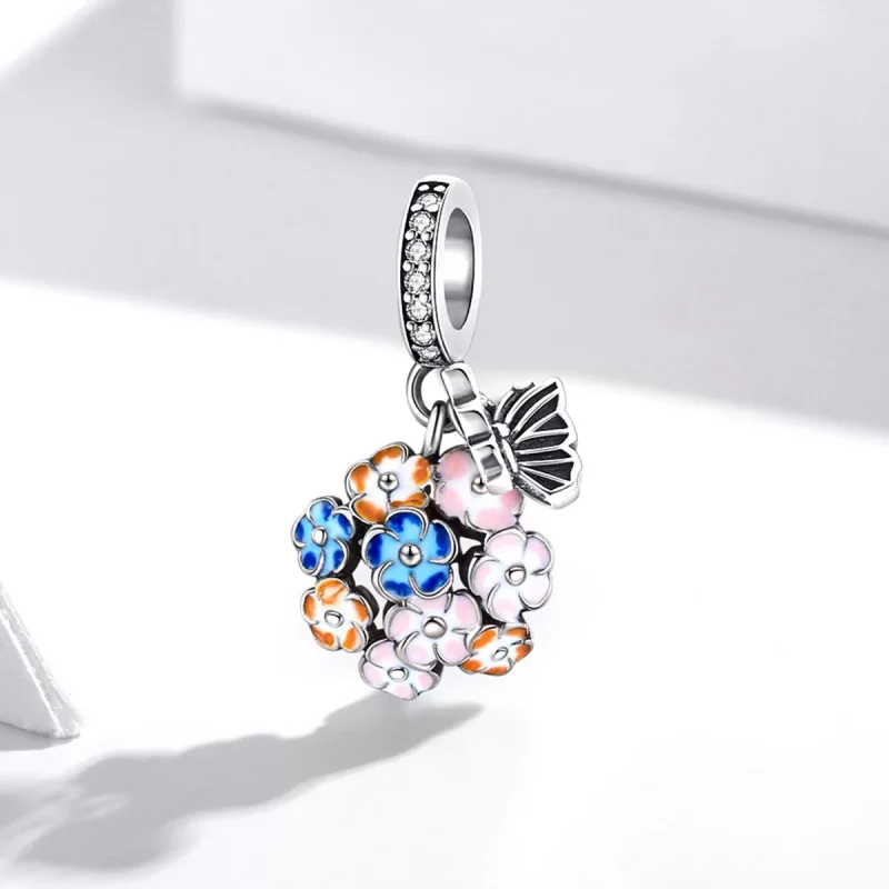 (immagine per) Charm Pendente tipo Pandora Giardino colorato - SCC1702 - Visualizza 2