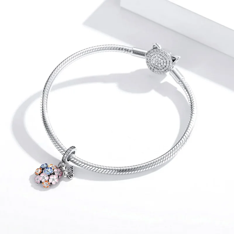 (immagine per) Charm Pendente tipo Pandora Giardino colorato - SCC1702 - Visualizza 3