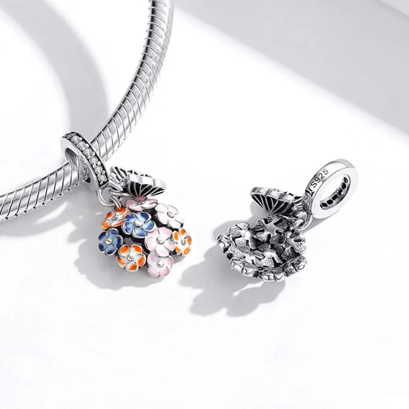 (immagine per) Charm Pendente tipo Pandora Giardino colorato - SCC1702 - Visualizza 4