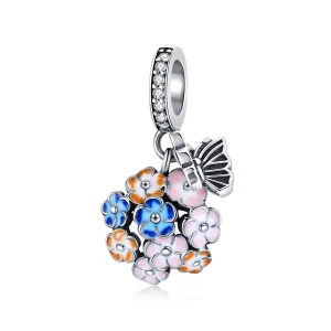 (immagine per) Charm Pendente tipo Pandora Giardino colorato - SCC1702