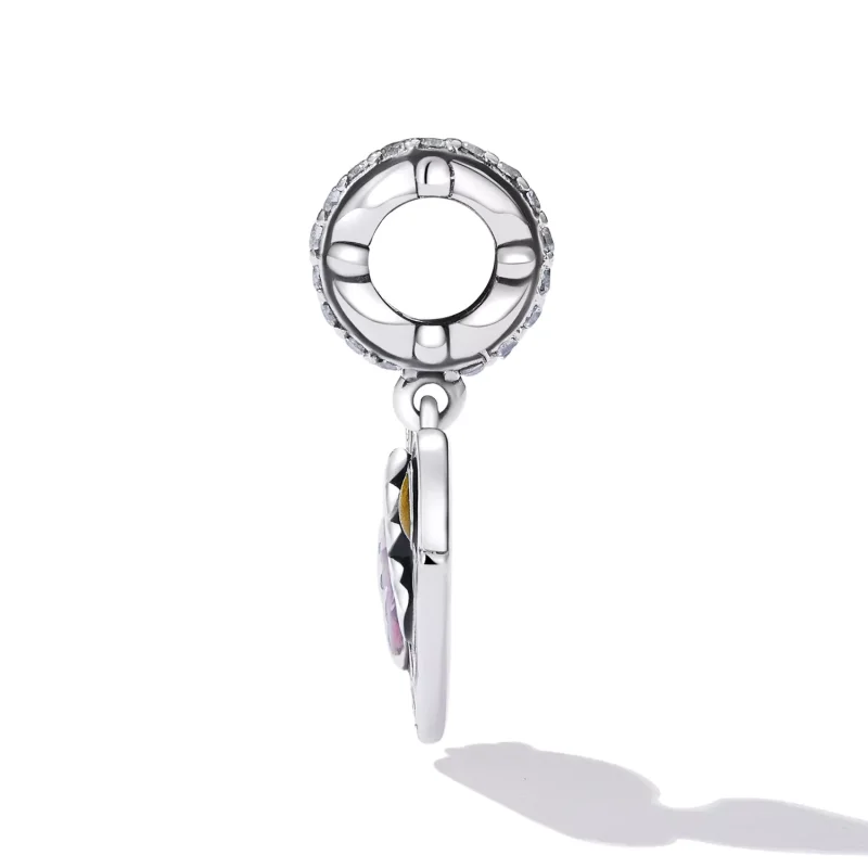 (immagine per) Charm Pendente tipo Pandora Giardino dell'amore delle farfalle - SCC2248 - Visualizza 3