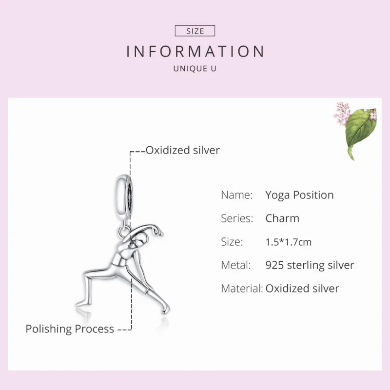 (immagine per) Charm Pendente tipo Pandora Ginnastica - BSC386 - Visualizza 7