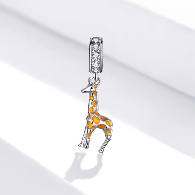 (immagine per) Charm Pendente tipo Pandora Giraffa - BSC258 - Visualizza 2