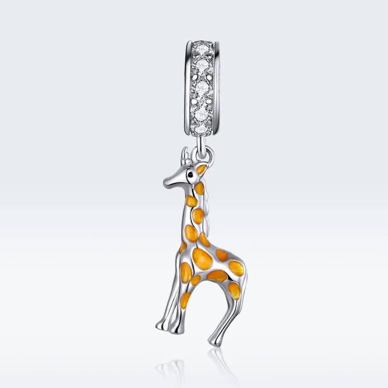 (immagine per) Charm Pendente tipo Pandora Giraffa - BSC258 - Visualizza 5