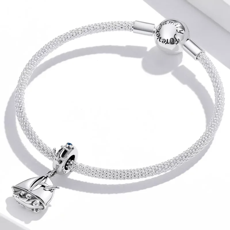(immagine per) Charm Pendente tipo Pandora Giramondo - Vela - SCC2029 - Visualizza 3