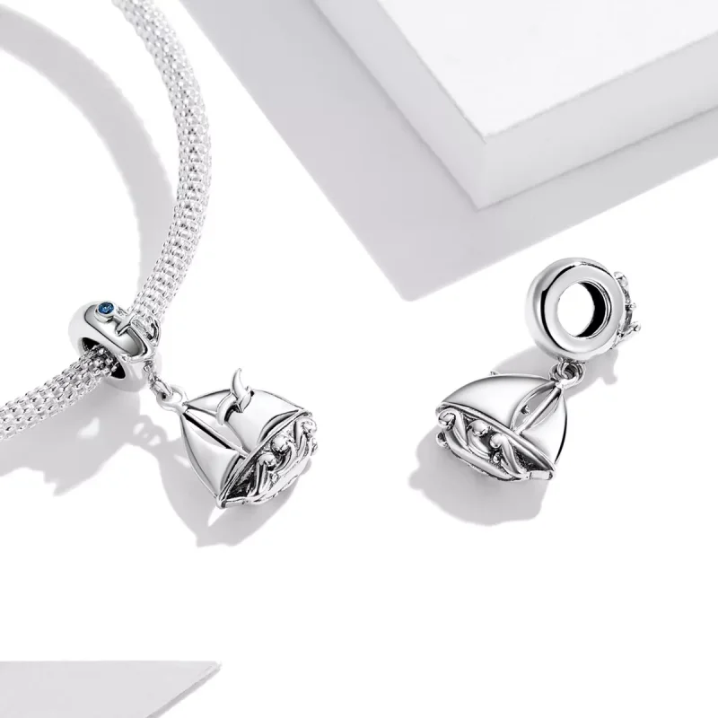 (immagine per) Charm Pendente tipo Pandora Giramondo - Vela - SCC2029 - Visualizza 4