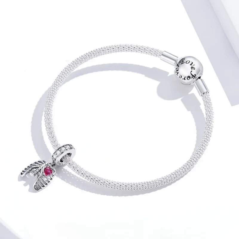 (immagine per) Charm Pendente tipo Pandora Giuramento d'amore delle costole - SCC1459 - Visualizza 2