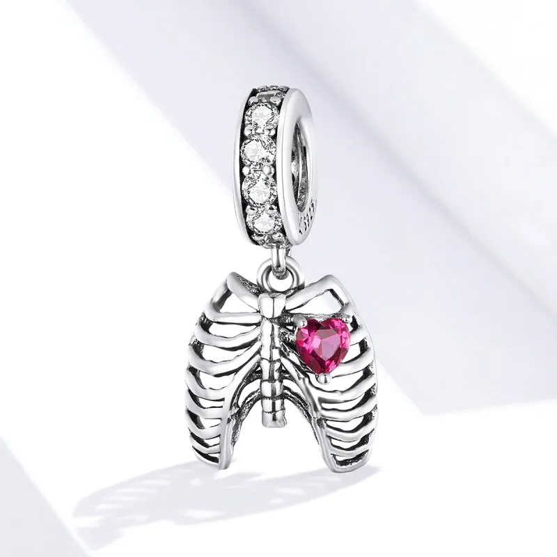 (immagine per) Charm Pendente tipo Pandora Giuramento d'amore delle costole - SCC1459 - Visualizza 4