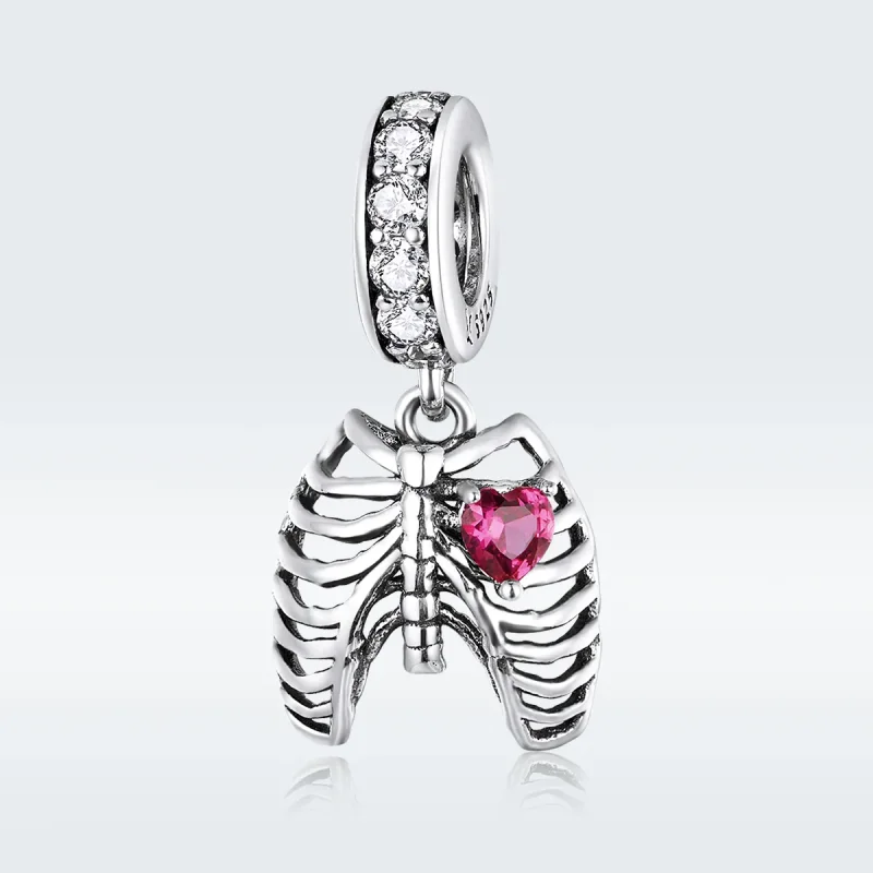 (immagine per) Charm Pendente tipo Pandora Giuramento d'amore delle costole - SCC1459 - Visualizza 5