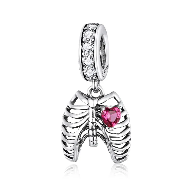(immagine per) Charm Pendente tipo Pandora Giuramento d'amore delle costole - SCC1459