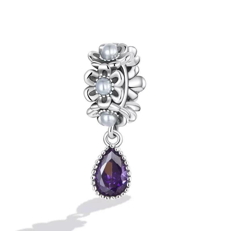 (immagine per) Charm Pendente tipo Pandora Goccia d'acqua classica - SCC2180 - Visualizza 2