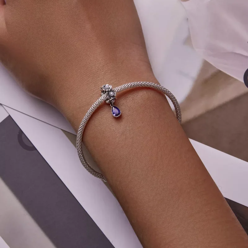 (immagine per) Charm Pendente tipo Pandora Goccia d'acqua classica - SCC2180 - Visualizza 5