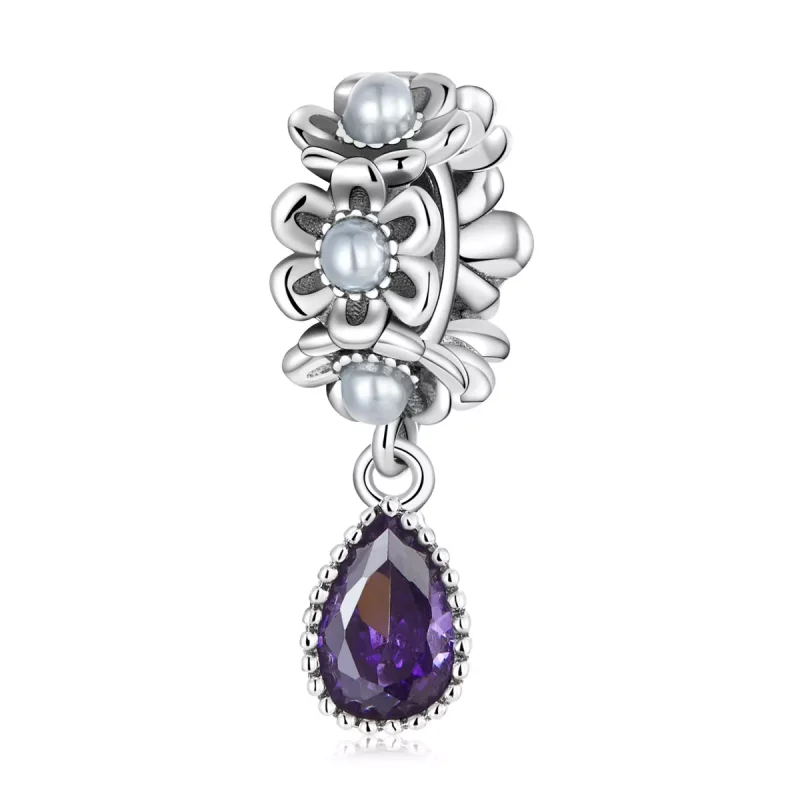 (immagine per) Charm Pendente tipo Pandora Goccia d'acqua classica - SCC2180