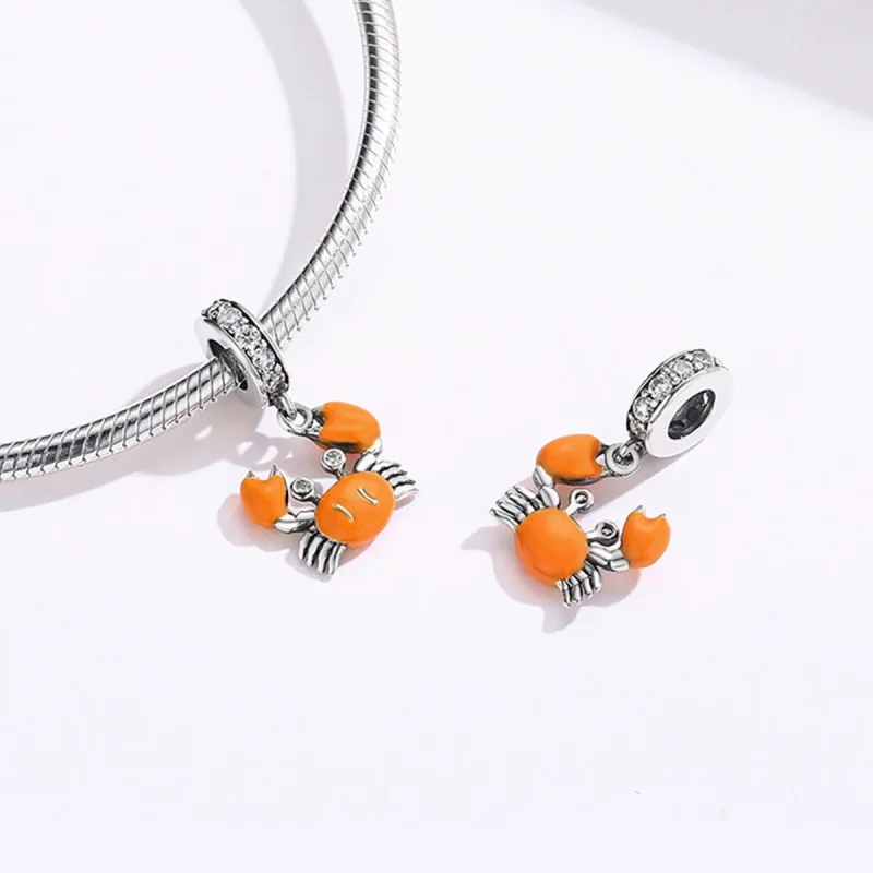 (immagine per) Charm Pendente tipo Pandora Granchio estivo - BSC076 - Visualizza 4