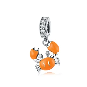 (immagine per) Charm Pendente tipo Pandora Granchio estivo - BSC076