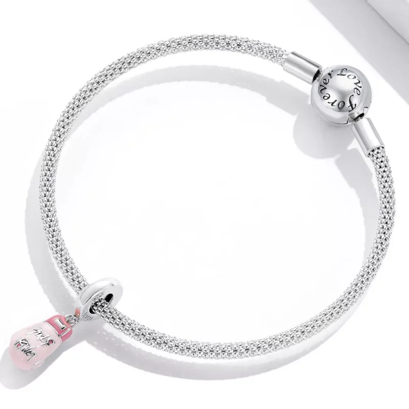 (immagine per) Charm Pendente tipo Pandora Guanti da boxe rosa - SCC2148 - Visualizza 3