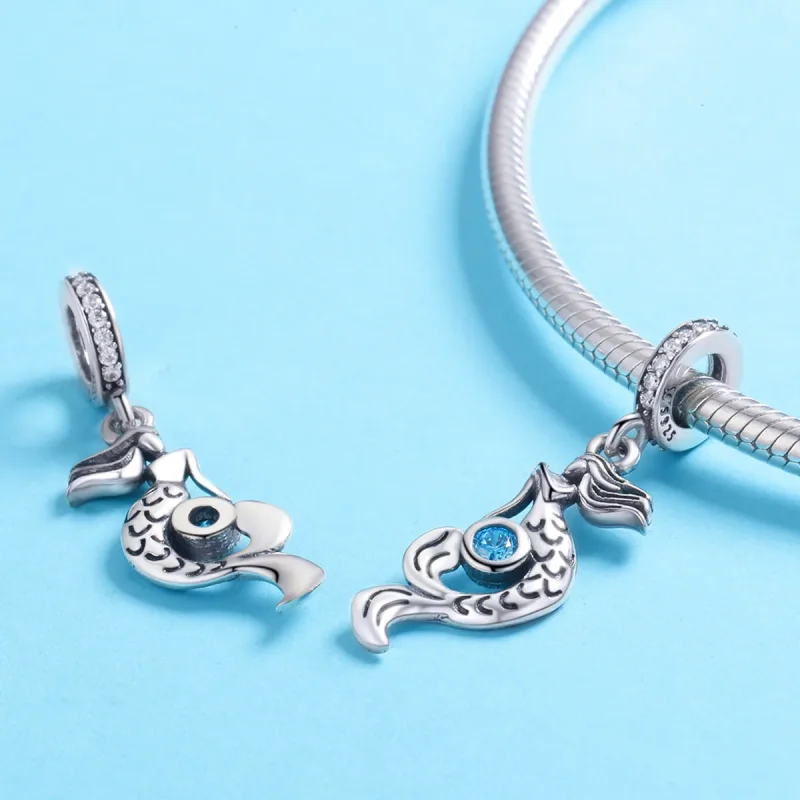 (immagine per) Charm Pendente tipo Pandora Il pensiero delle sirene - SCC824 - Visualizza 3