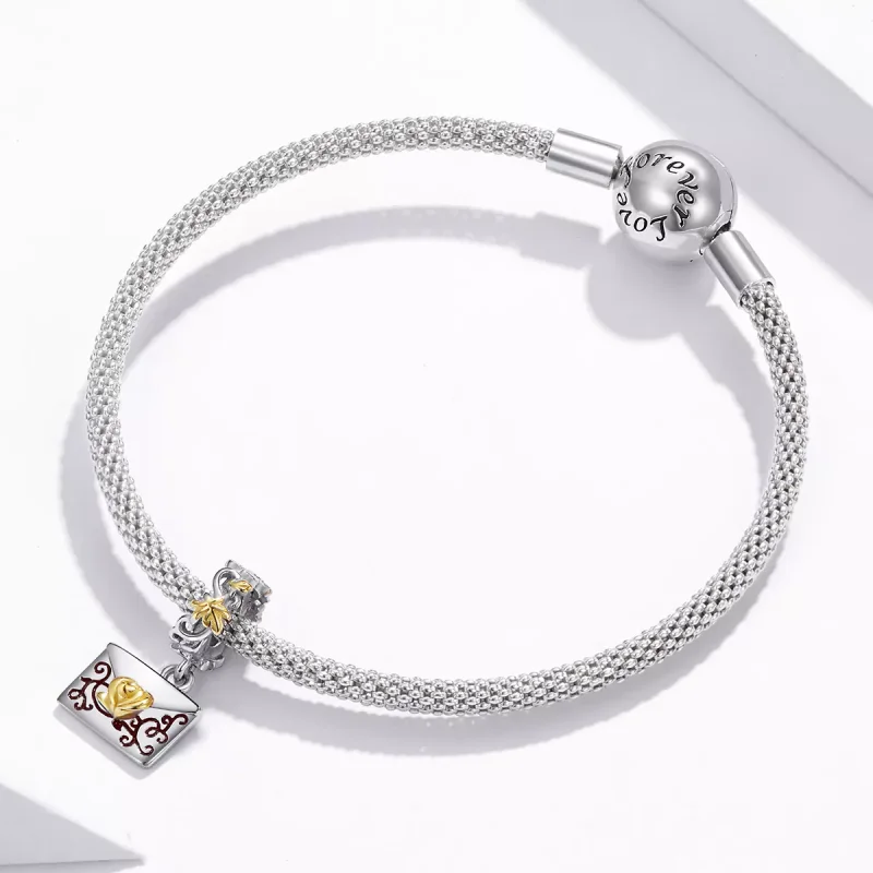 (immagine per) Charm Pendente tipo Pandora Invito al ballo di fine anno - BSC410 - Visualizza 3