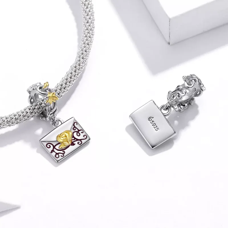 (immagine per) Charm Pendente tipo Pandora Invito al ballo di fine anno - BSC410 - Visualizza 4