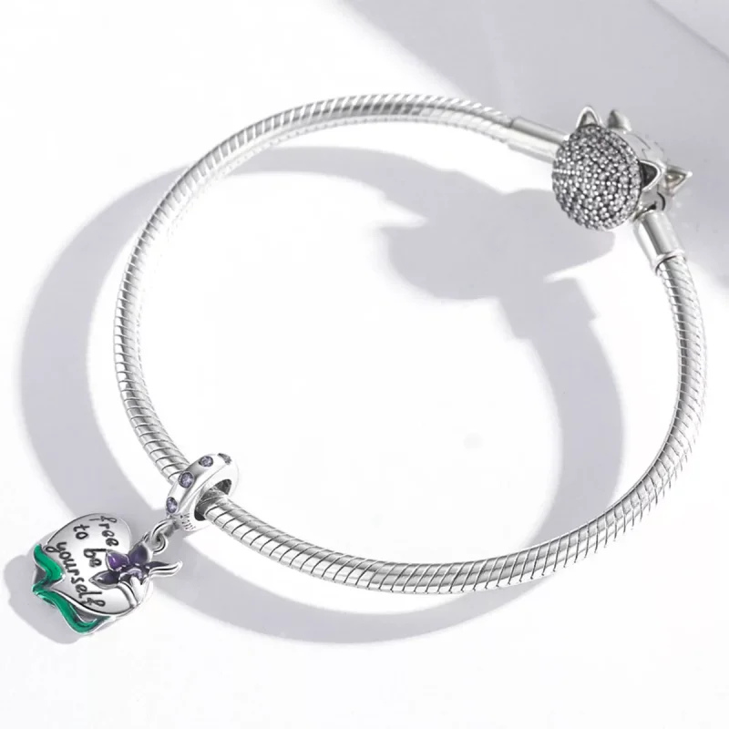 (immagine per) Charm Pendente tipo Pandora Iris viola potere-amore femminile - SCC2143 - Visualizza 3
