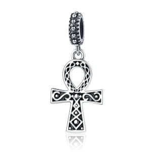 (immagine per) Charm Pendente tipo Pandora La croce del potere della fede retrò - SCC185