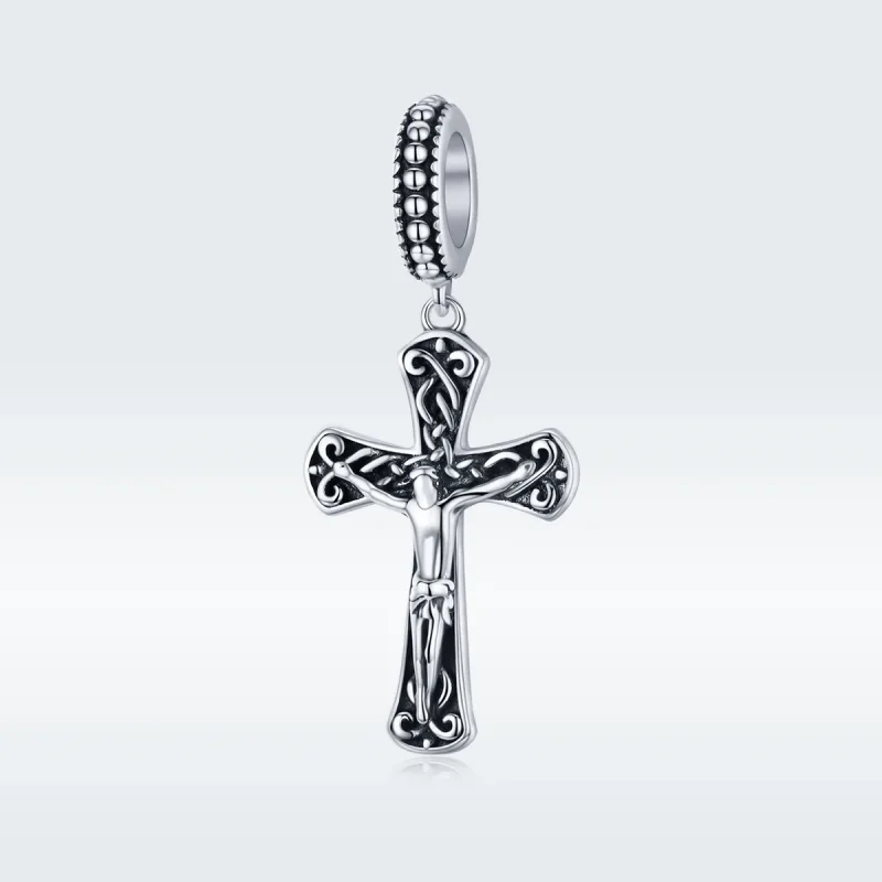 (immagine per) Charm Pendente tipo Pandora La Croce di Gesù - SCC1407 - Visualizza 5