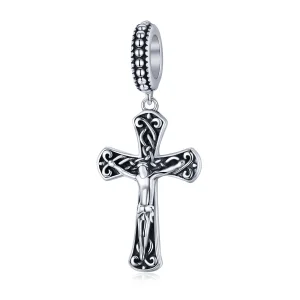(immagine per) Charm Pendente tipo Pandora La Croce di Gesù - SCC1407