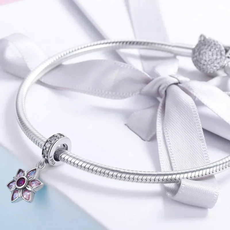 (immagine per) Charm Pendente tipo Pandora La danza dei fiori - SCC840 - Visualizza 4