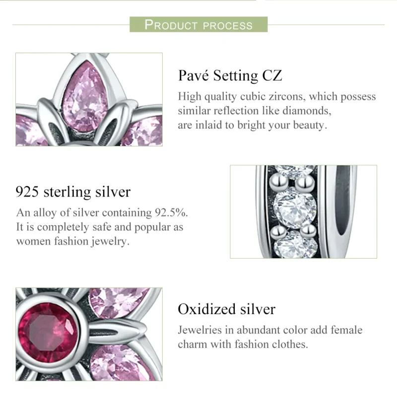 (immagine per) Charm Pendente tipo Pandora La danza dei fiori - SCC840 - Visualizza 7
