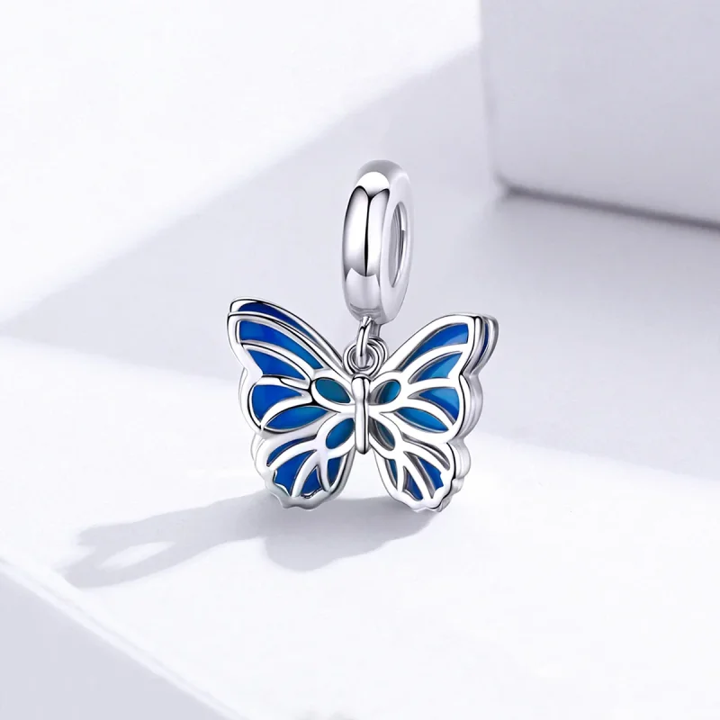 (immagine per) Charm Pendente tipo Pandora La farfalla - BSC149 - Visualizza 2