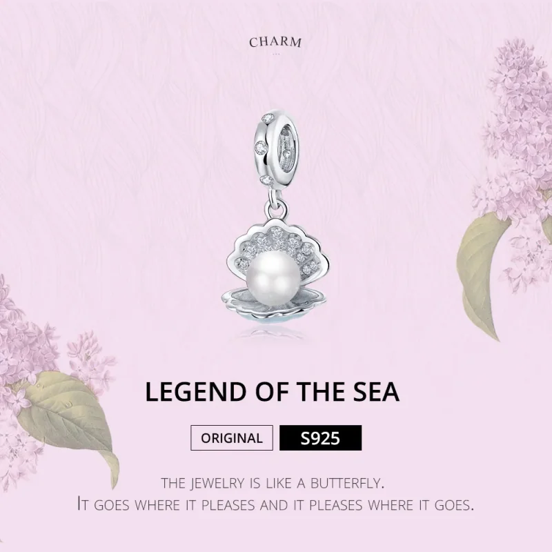 (immagine per) Charm Pendente tipo Pandora La leggenda del mare - BSC242 - Visualizza 6