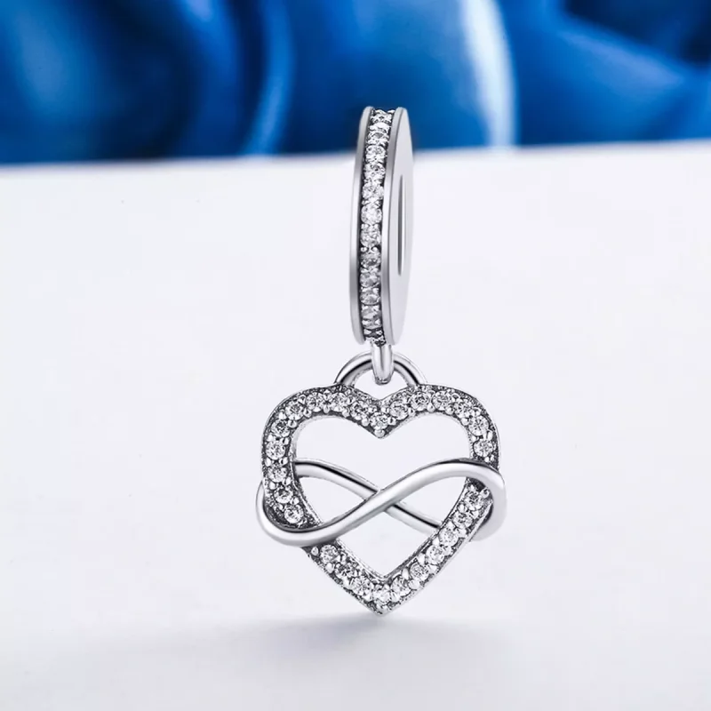 (immagine per) Charm Pendente tipo Pandora L'amore non conosce limiti - SCC261 - Visualizza 3