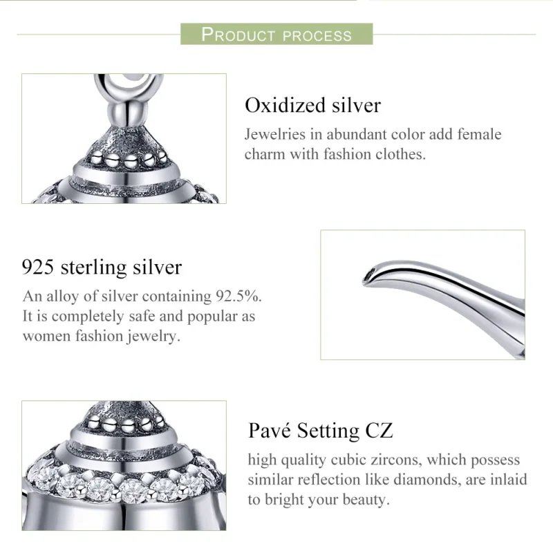 (immagine per) Charm Pendente tipo Pandora Lampada di Aladino - SCC703 - Visualizza 7